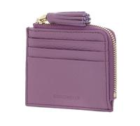 Coccinelle Cuir étui pour Carte de crédit Tassel Credit Card Holder Jellyfish Pourpre