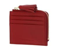 Coccinelle Cuir étui pour Carte de crédit Tassel Credit Card Holder Scarlet Rouge