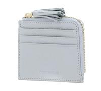 Coccinelle Cuir étui pour Carte de crédit Tassel Credit Card Holder Snow Gris Clair