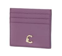 Coccinelle Cuir Porte-Cartes C-Me Document Holder Grained Leather Jellyfish Pourpre