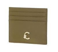 Coccinelle Cuir Porte-Cartes C-Me Document Holder Grained Leather Seagrass Kaki
