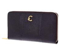 Coccinelle Cuir Porte-Monnaie C-Me Lizard Wallet Prune Violet foncé