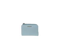 Coccinelle Cuir Porte-Monnaie Metallic Soft Wallet Aquamarine Bleu Clair