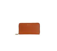 Coccinelle Porte-monnaie Metallic Soft Crab en cuir grainé Marron clair