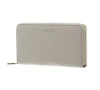 Coccinelle Cuir Porte-Monnaie Metallic Soft Wallet Grained Leather Eucalipto Gris-Vert