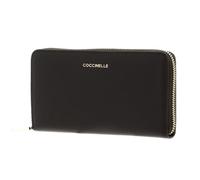 Coccinelle Metallic Soft Porte-monnaie Cuir véritable 10 cm vert