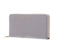 Coccinelle Cuir Porte-Monnaie Metallic Soft Wallet Grained Leather Oyster Violet