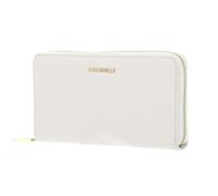 Coccinelle Cuir Porte-Monnaie Metallic Soft Wallet Grained Leather Pearl écru