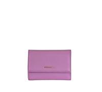 Coccinelle Cuir Porte-Monnaie Metallic Soft Wallet Grainy Leather Jellyfish Pourpre