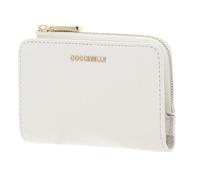 Coccinelle Cuir Porte-Monnaie Metallic Soft Wallet Pearl écru