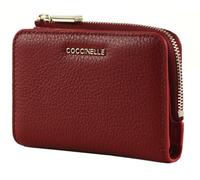 Coccinelle Metallic Soft Rfid Portefeuille rouge foncé, femme