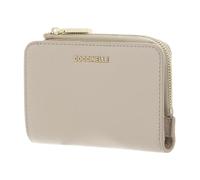 Coccinelle Porte-monnaie Metallic Soft en cuir Sandshell Beige