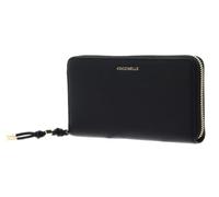 Coccinelle Cuir Porte-Monnaie Pansy Wallet Grained Leather Noir