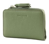 Coccinelle Cuir Porte-Monnaie Tassel Wallet Greenery Menthe