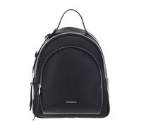 Coccinelle Malory Sac à dos noir, cuir grainé, femme