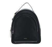 Coccinelle Malory Sac à dos noir, cuir grainé, femme