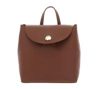 Coccinelle Cuir sac à dos Nikla Mini Bag Double Grainy Leather Cognac/Noir brun