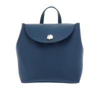 Coccinelle Cuir sac à dos Nikla Mini Bag Double Grainy Leather Deep Blue/Sandshell bleu pétrole