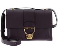 Coccinelle Cuir sac à épaule bandoulière Arlettis Handbag Prune violet foncé