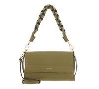 Coccinelle Cuir sac à épaule bandoulière Boheme Grana Double Shoulder Bag Seagrass/Sandshell kaki