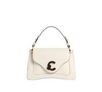 Coccinelle C-Me Sac à main Cuir 24 cm blanc