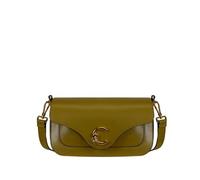 Coccinelle Cuir sac à épaule bandoulière C-Me Calf Shoulder Bag Seagrass kaki