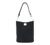 Coccinelle Cuir sac à épaule bandoulière Nikla Handbag Double Grainy Leather Noir/Cognac