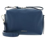 Coccinelle Cuir sac à épaule bandoulière Nory Handbag Deep Blue bleu