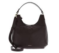 Coccinelle Cuir sac à épaule bandoulière Rebekka Handbag Grained Leather Brunette marron foncé