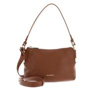 COCCINELLE Sac à épaule bandoulière marron en cuir pour femme - Rebekka Mini Bag Grained Leather Cognac 319661
