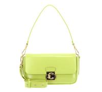 Coccinelle Cuir sac à épaule bandoulière sac à main C-Me Lock Shiny Smooth Handbag Leather Green Glow vert clair