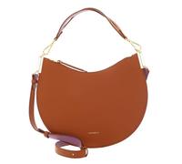 Coccinelle Cuir sac à épaule bandoulière Sunup Handbag Double Grainy Leather Crab/Jellyfish marron clair