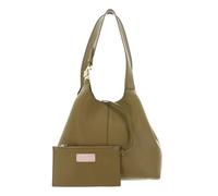 Coccinelle Cuir sac à épaule C-Easy Shopper Seagrass kaki