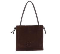 Coccinelle Cuir sac à épaule Dulse Suede Handbag Brunette/Brunet marron foncé