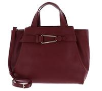 Coccinelle Cuir sac à épaule Malory Handbag Grained Leather Ribes framboise