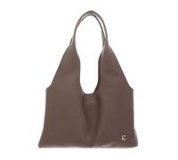 Coccinelle Cuir sac à épaule Nell Handbag Grained Leather Warm Taupe