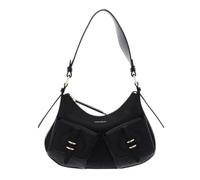 Coccinelle Cuir sac à épaule sac à main Mavery Pocket Shoulder Bag Grained Leather Noir