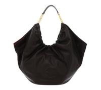 Coccinelle Cuir sac à épaule sac shopper Smash Handbag Smooth Leather Fango vert foncé