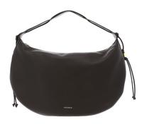 Coccinelle Cuir sac à épaule Thess Handbag Grained Leather Fango vert foncé