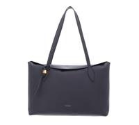 Coccinelle Cuir sac à épaule Thess Handbag Grained Leather Stove bleu gris