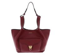 Coccinelle Cuir sac à main Beat Shopping Double Grainy Leather Handbag Ribes/Prune framboise