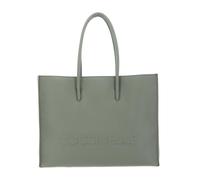 Coccinelle Cuir sac à main Myrtha Maxi Log Handbag Grained Leather Greenery/Rosette vert clair