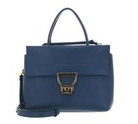 Coccinelle Cuir sac à main sac à épaule bandoulière Arlettis Handbag Grained Leather Deep Blue bleu