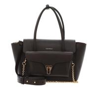 Coccinelle Cuir sac à main sac à épaule bandoulière Double Beat Grained Leather Handbag