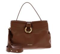 Coccinelle Cuir sac à main sac à épaule bandoulière Elisbet Smooth Leather Handbag Cognac brun