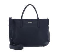 Coccinelle Cuir sac à main sac à épaule bandoulière Rebekka Handbag Grained Leather Midnight Blue bleu marine