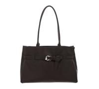 Coccinelle Cuir sac à main sac à épaule Sabine Soft Handbag Smooth Leather Fango vert foncé