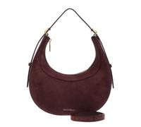 Coccinelle Cuir sac à main sac à épaule Whisper Mini Bag Suede Leather/Grained Leather Berry violet foncé