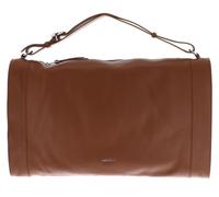 COCCINELLE Cuir Sac de Voyage Elinor Handbag Grained Leather Cognac Brun