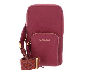 Coccinelle Cuir sac pour téléphone portable Pixie Hi-Tech Phone Bag Rosewood framboise